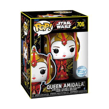 Funko Pop! Star Wars: The Phantom Menace 25th Anniversary Queen Amidala (Retro), 4.65-inch Vinyl Bobblehead Figure