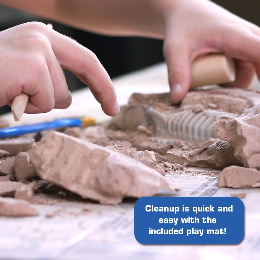 ArtSkills Dinosaur Fossil Digging Kit for Kids Glow in the Dark Dinosaur