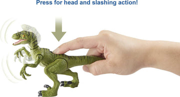 Jurassic World Toys Savage Strike Dinosaur Figure, Smaller Size, Attack Move Iconic to Species, Movable Arms & Legs, Great Gift for Ages 4 Years Old