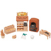Calico Critters - Bakery Shop Starter Set for Red Roof Cozy Cottage - Dollhouse Furniture - Kids Pretend Play Toy, Miniature Dollhouse Furniture &