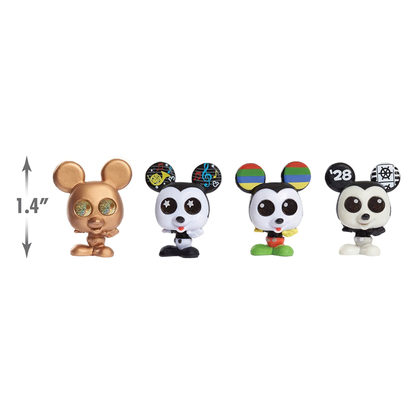 Disney Doorables Mickey Mouse Years of Ears Collection Peek, Includes 8 Exclusive Mini Collectible Figures, Styles May Vary, Kids Toys for Ages 5 Up