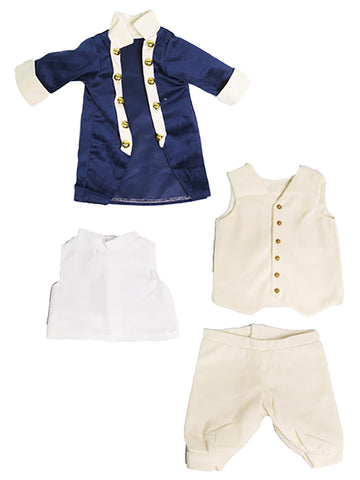 Colonial Boy`s Outfit 4pc for 18-Inch Dolls | Premium Quality & Trendy Design | Dolls Clothes