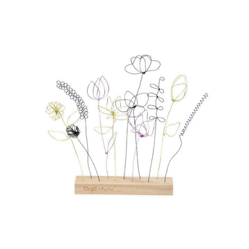 Craft Crush Wire Flowers - Create Unique Craft Wire Flower Designs with Easy to Use Tool and Guide with Display Stand - for Teens and Adults Ages 12