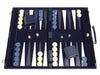 Middleton Games 15-inch Deluxe Backgammon Set - Blue