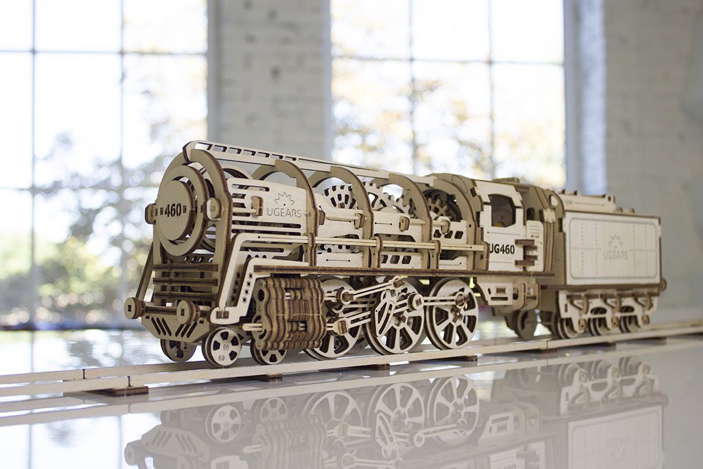 Ugears 3D Model Steam Locomotive