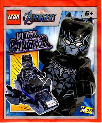 LEGO Superheroes: Black Panther Minifigure with Royal Talon Fighter