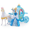 Disney Store Official Cinderella Doll Deluxe Gift Set with Horse that Walks & Light-Up Glittering Pumpkin Carriage - Perfect Disney Princess & Horse