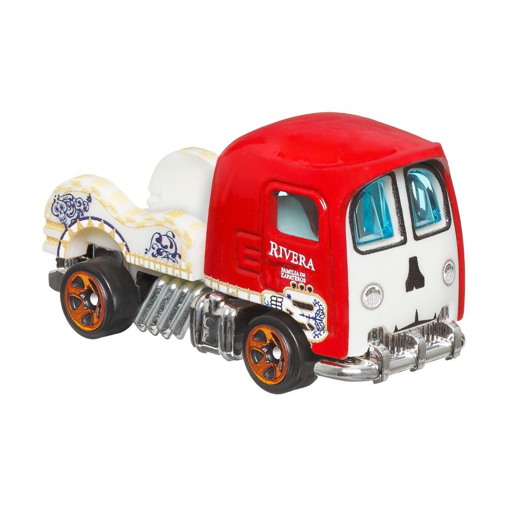 Hot Wheels Disney 100 Character Cars, Miguel Rivera Diecast Toy Vehicle, 3+ Years, Mattel HNP54