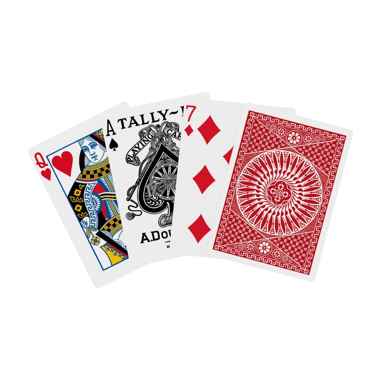 Tally Ho Circle Back Playing Cards- (Color May Vary)