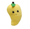 BABOLI Cuddly Mango Plush Toy Pillow Adorable Soft Fruit Stuffed Animal with Smile Face and Cute Expression Pretty Sweet Gifts for Kids Boys and Girls