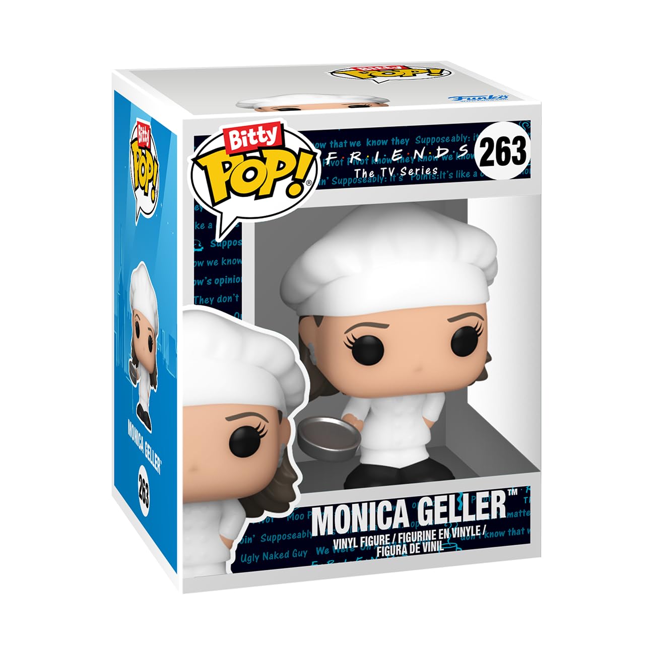 Funko Bitty POP! Friends - Phoebe, 4-Pack and A Surprise Mystery Mini Figure - 0.9 Inch (2.2 Cm) Collectable - Stackable Display Shelf Included - Gift