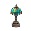 iLAND Dollhouse Accessories of Dollhouse Lights Battery Operated Mosaic Lattice Table Lamp w/Battery, Miniature Light for 1/12 Scale Miniatures Fits