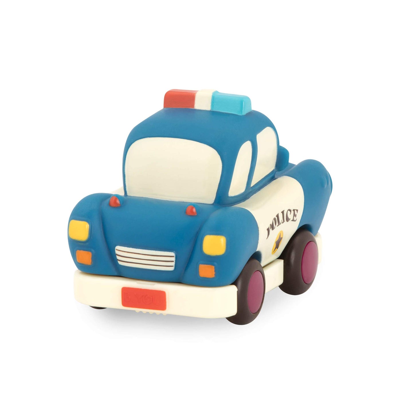 B. toys Pull-Back Toy Cars, Mini Wheeee-ls! 3 Vehicle Set, Vehicles