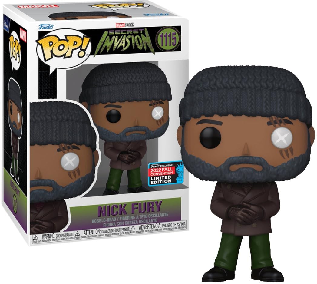 Funko Nick Fury 1115 Exclusive Limited Edition Slip and Box Include