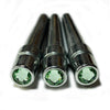 WE Games Chrome Cribbage Pegs with Austrian Crystals - Set of 3 - Crysallite Light Green