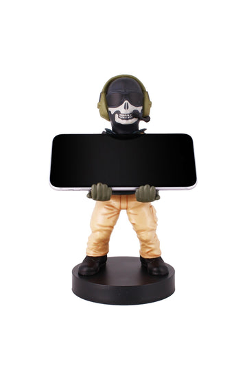 Exquisite Gaming Call of Duty Simon Ghost Riley Controller Holder, Phone Stand & Device Organizer, 8.5 in Licensed Figure