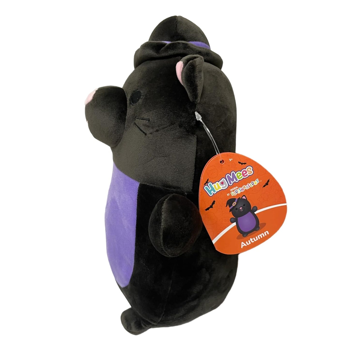 Squishmallows 10 Inch Hug Mees Official KellyToy Halloween 2023 (Autumn The Black Cat)