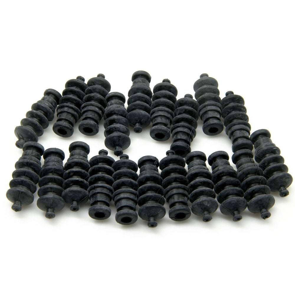 QUE-T 10Pcs Waterproof Push Rod Rubber Seal Bellow 37mm for RC Boat