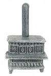 Dollhouse Miniature 1:12 Scale Gray Lincoln Wood Stove T6699