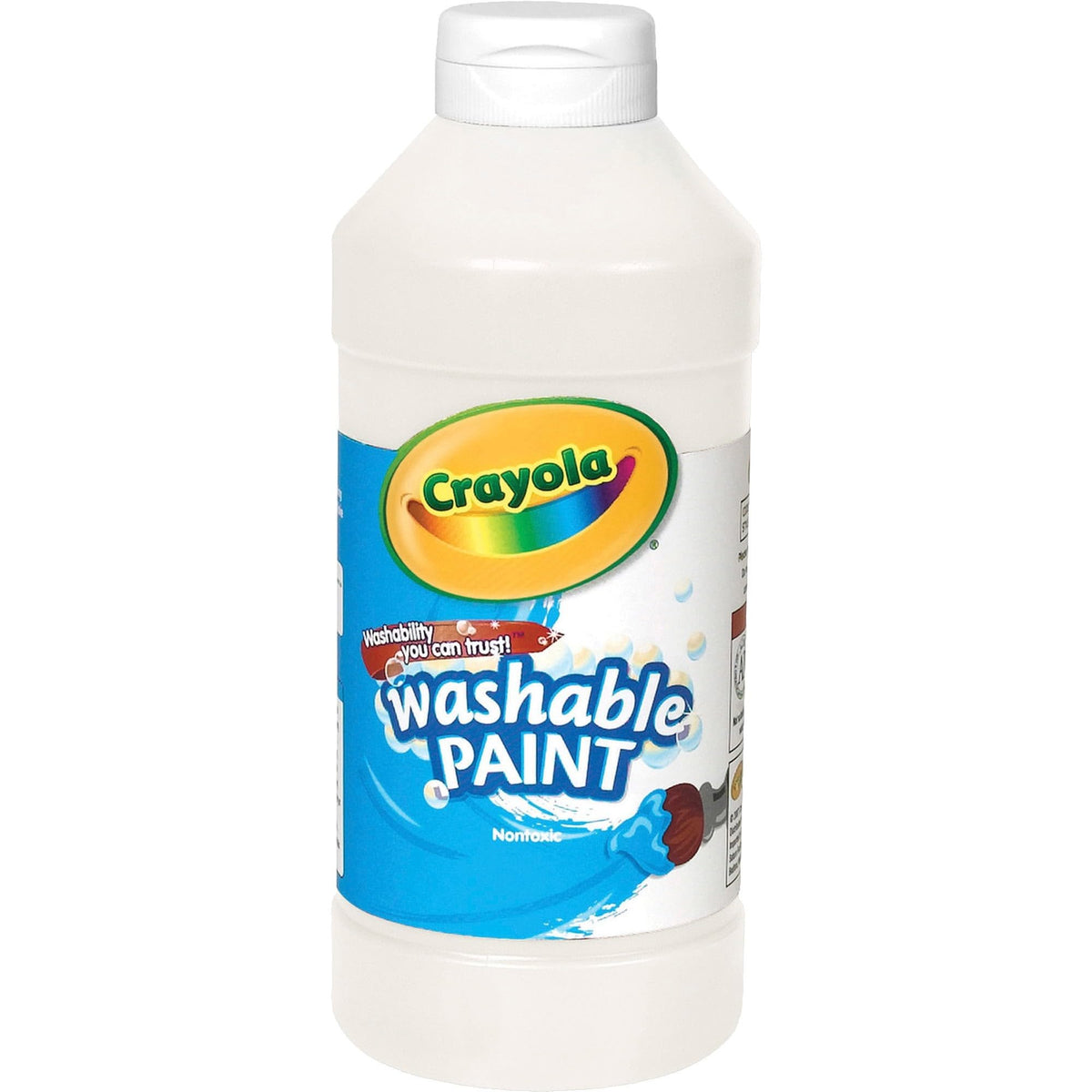 Crayola Washable Kids Paint, White, 16oz