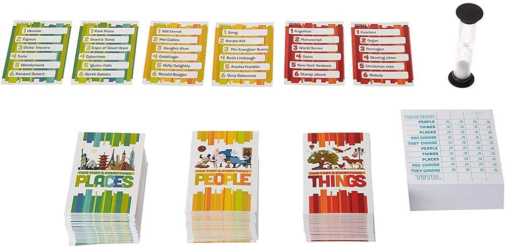 This that and Everything Party Game - Contains 100 Double-Sided Cards About Everything - Trivia Game for Kids Ages 12 and up by Outset