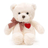 Riuhot Small Teddy Bear with Heart Cute Brown Teddy Bear Stuffed Animal Soft Stuffed Bear Plush Bear Plushie Toys Gifts for Girlfriend Boyfriend Kid