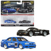 Hot Wheels HRR74 Premium 2 Pack Nissan R390 GT1/ '94 Nissan Primera Vehicle Toy Minicar 3 Years Old Blue/Black