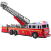 Remote Control Fire Truck - Premium Battery-Powered RC Fire Engine Toy with Flashing Lights, Realistic Sirens, Extendable Ladder - Perfect Toy Gift