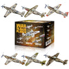 JOYGOGO 24 Pack War Glider Planes, Toy Glider Plane, 6 Different Designs Party Favors for Kid, Easy Assembly, Valentines Airplanes, Birthday Party