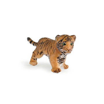 Papo - Realistic Baby Tiger Figure - Ages 3+ - Wild Life Collection - Educational Play Young Felines - Gift Idea Toy for Girls and Boys