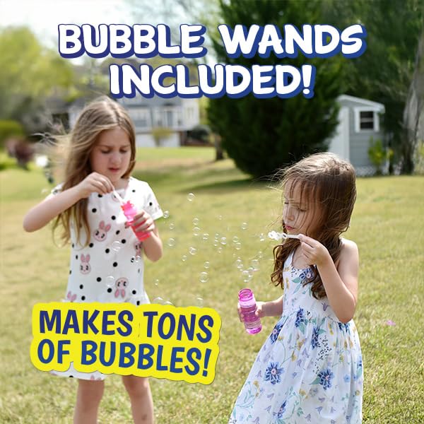 12 Pack of 16oz Non Toxic Bubble Solution Bottles, Value Pack Bubbles, Bubble Refills for Toddler Kid, 1 Dozen Bulk Bottles -192 Ounces, Bubble