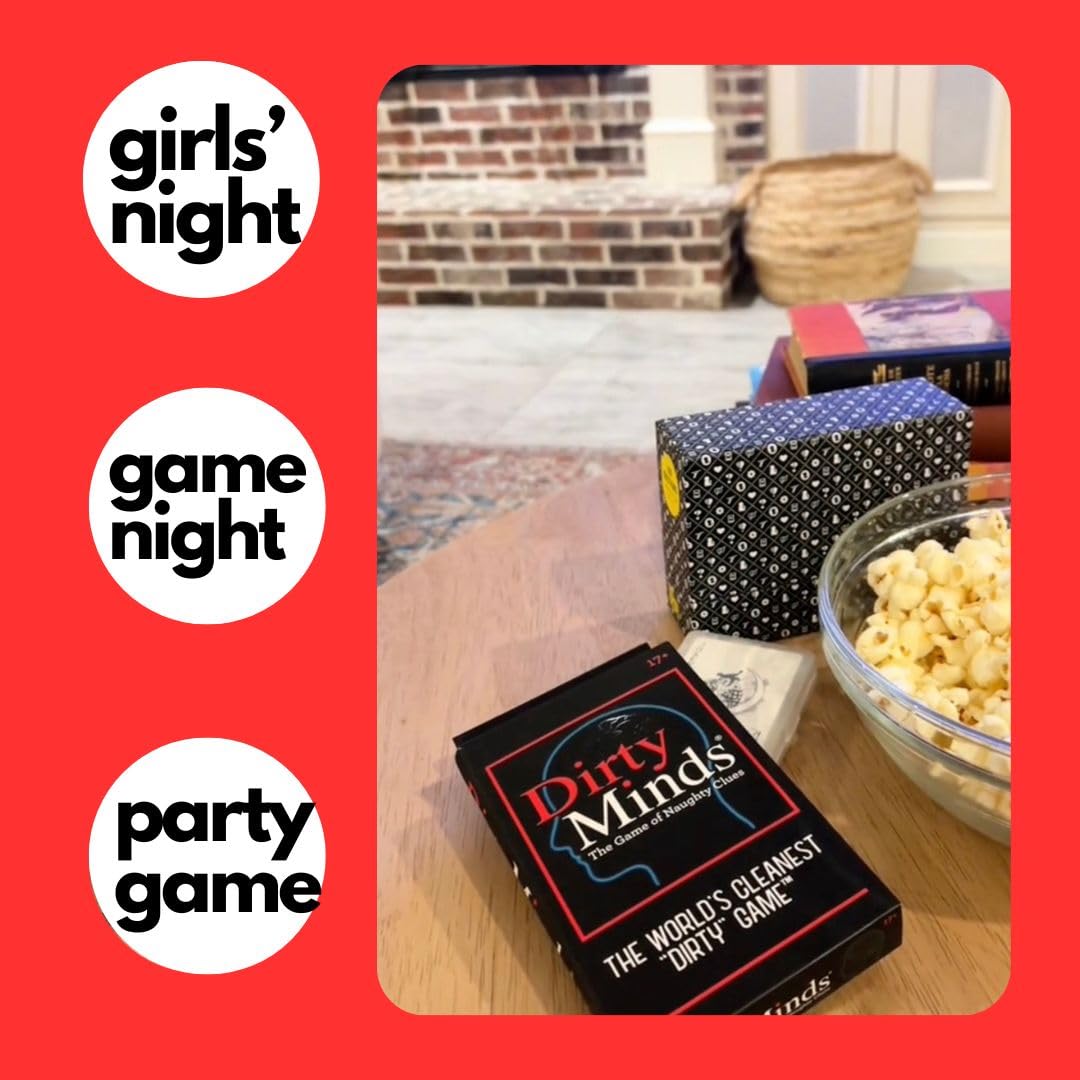TDC Games Travel Dirty Minds Card Game for Adults, Party Game for Couples Date Night and Bachelorette Parties