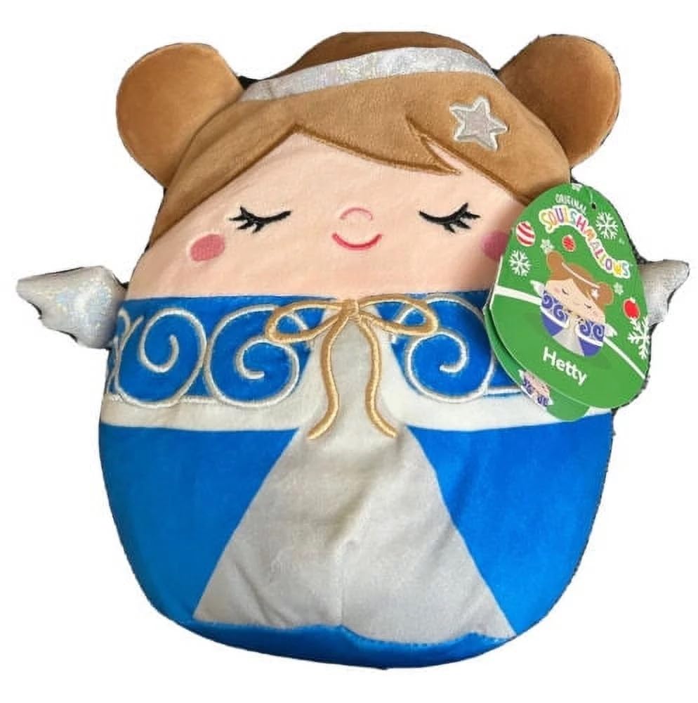 Squishmallow 8" Christmas 2022- Official Kellytoy Christmas Plush - Soft and Squishy Holiday Stuffed Animal Toy - Great Gift for Kids (Hetty)