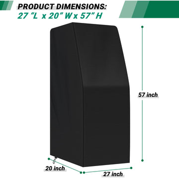 Arcade Machine Cover 420D Oxford Dustproof Electronic Game Machine Cover (20"L X 27"W X 57"H)