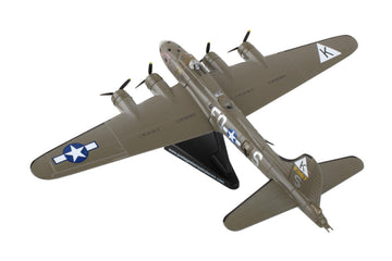 Postage Stamp B-17F Flying Fortress 1/155 Ye Olde Pub Airplane Model - Highly Detailed Die-Cast Collectible with Display Stand for Adult Collectors