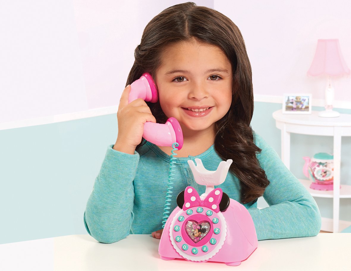 Just Play Girls Minnie Happy Helpers Rotary Phone Playset
