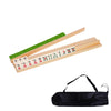 efulycozyy Mahjong Racks with Pushers, Mahjong Pushers and Racks, Wooden Mahjong Racks Set of 4, Mahjong Pushers with Storage Bags, Magnetically