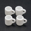 4Pcs White 1/12 Miniature Coffee Mugs Dollhouse Decoration Accessories, DIY Doll House Kit