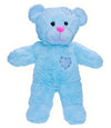 Stuffems Toy Shop Record Your Own Plush 8 inch Blue Patches Teddy Bear - Ready 2 Love in a Few Easy Steps