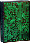 Circuit Neon Green Playing Cards with Free Card Game eBook, Creative Deck of Cards, Premium Card Deck, Cool Poker Cards, Unique Bright Colors for Kids