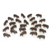 TOMY 1/64th Bulk Pack of (25) Brown Pigs ZFN12664