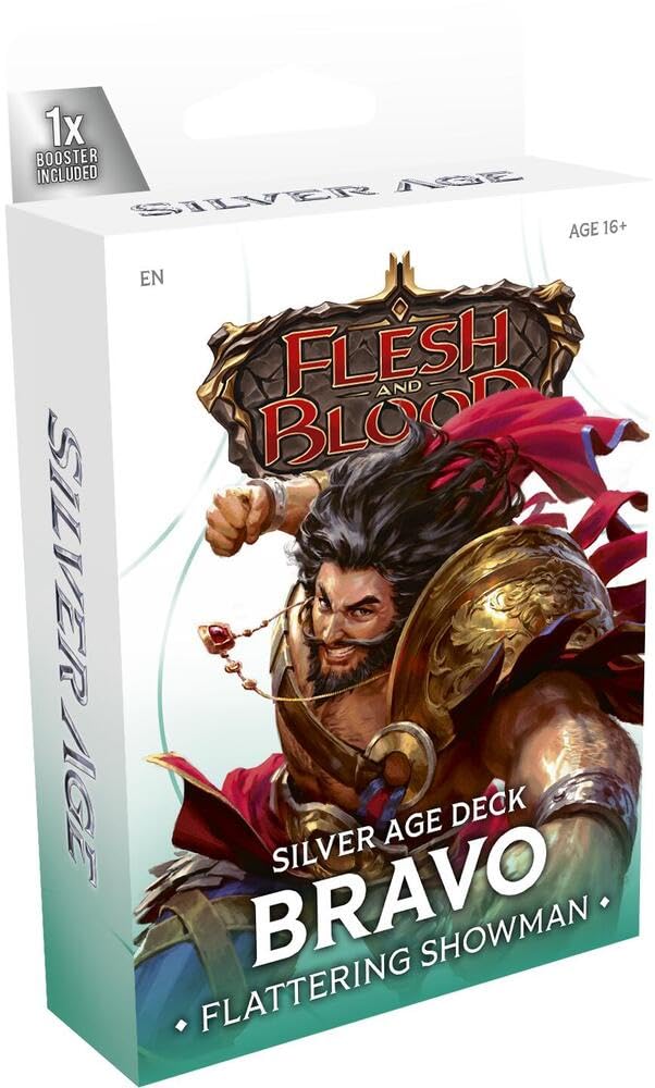 Flesh & Blood TCG Silver Age Chapter 1 Deck - Bravo, Flattering Showman (Guardian) - 60 Cards