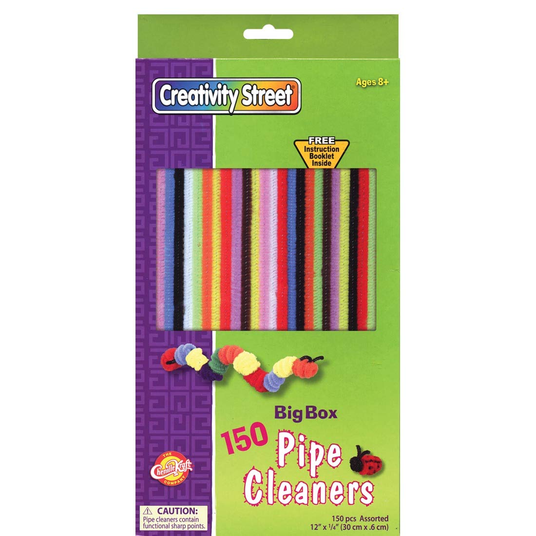 Creativity Street Big Box of Chenille Stems, 150-Count, Colors may vary (AC5547)