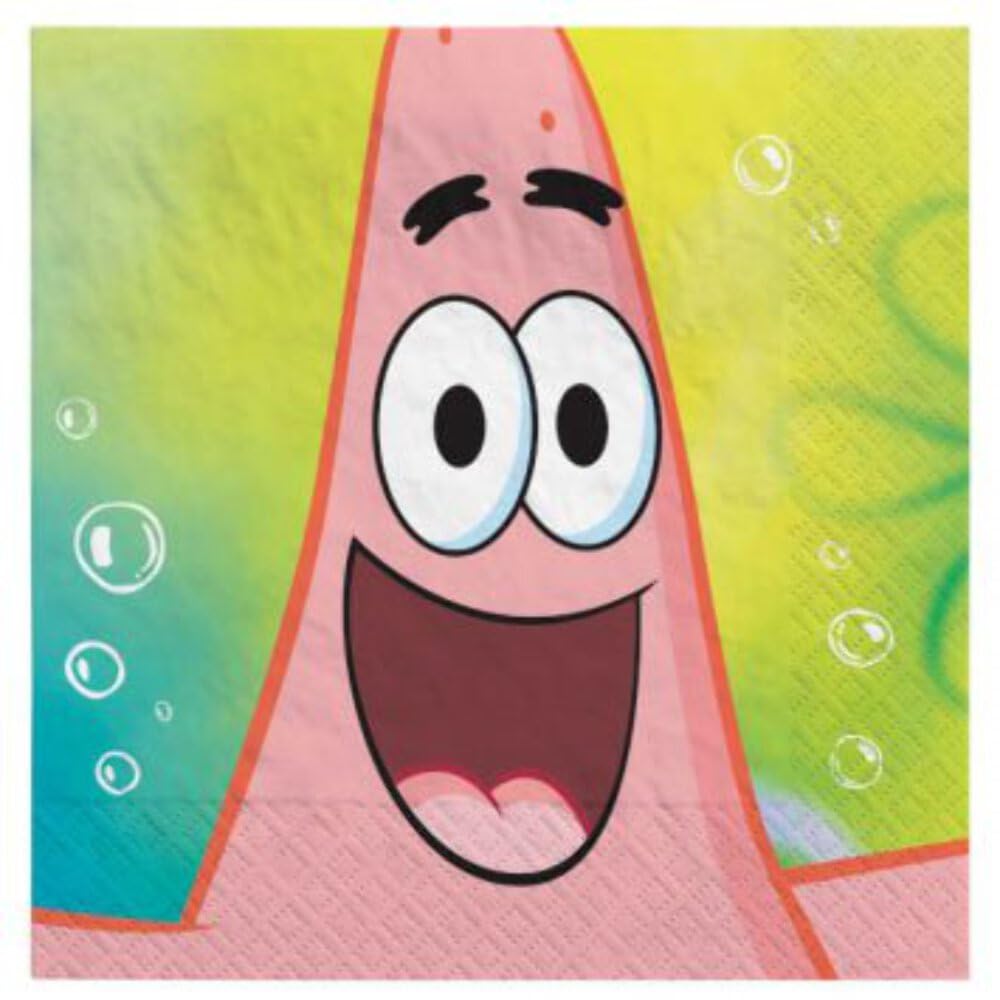 SpongeBob Design Luncheon Napkins-16pc