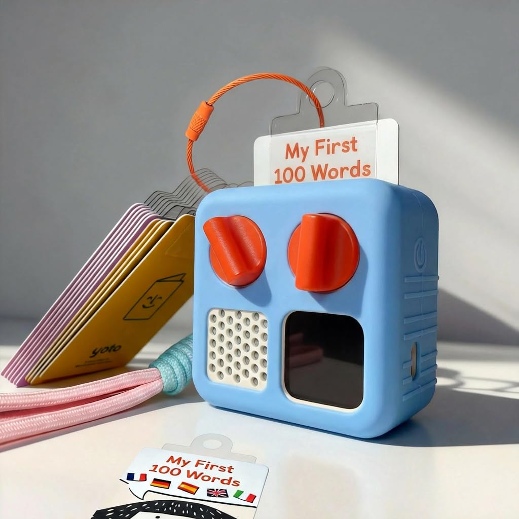 AUBOEAY Card Case for Yoto Mini Player, Travel Cards Holder with Silicone Cover, Kids Audio Music Accessory