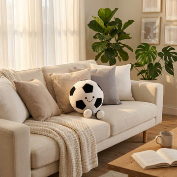 YUDONG 12" Soft Plush Football Pillow, Cute Stuffed Toy