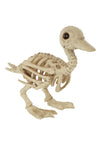 Crazy Bonez Skeleton Duckling - 5.75" Halloween Skeleton Animal Decoration, Realistic Bone Detail, Durable All-Weather Plastic Duckling Figurine