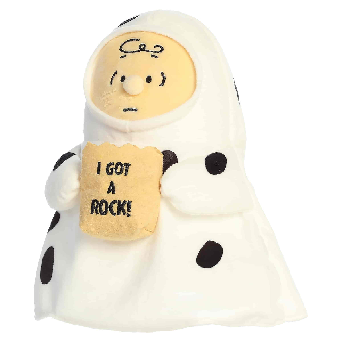 Aurora Peanuts 8" Rockin' Charlie Brown Spooky Plush