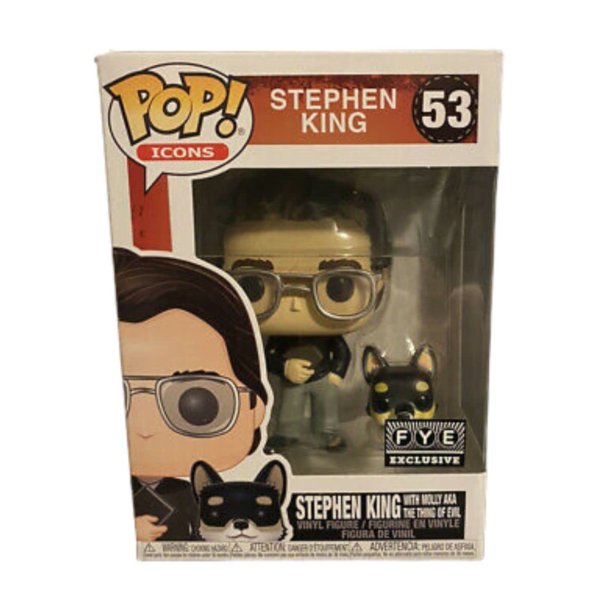Funko POP Stephen King with Molly