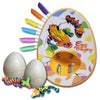 Eggmazing Dragon Egg Arts & Craft Kit, Decorate Dragon Eggs with Surprise Moveable 3D Dragons Inside, Spark Creativity & Imaginative Play with Mess